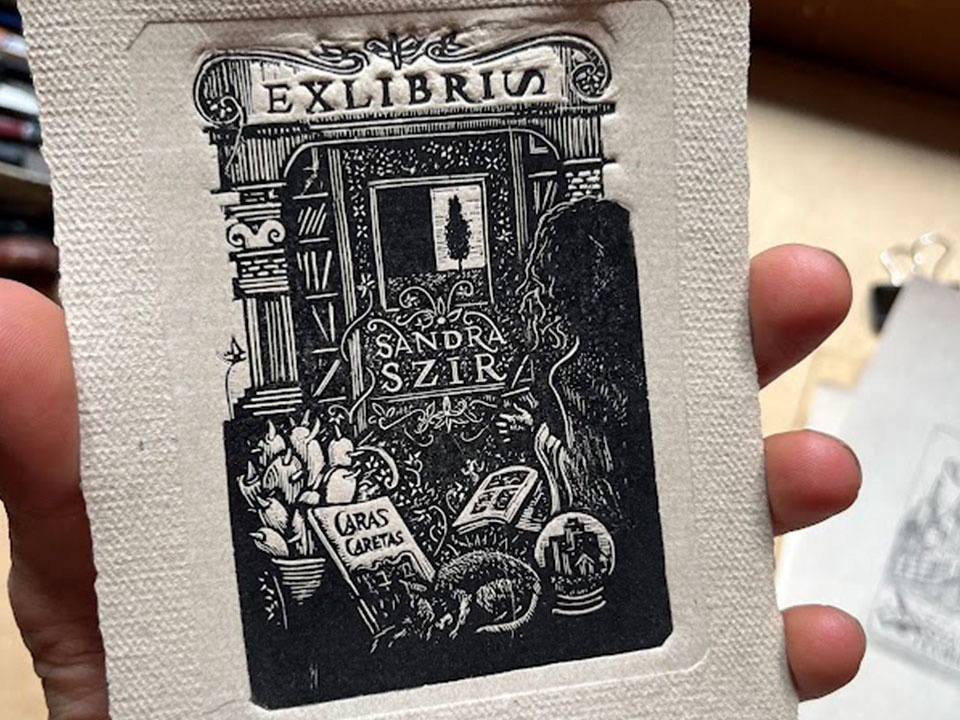 Los libros queridos - Ex libris xilográficos