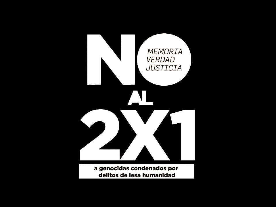 ​Acto de Repudio al 2x1 [miércoles 10 de mayo, 16 hs.]