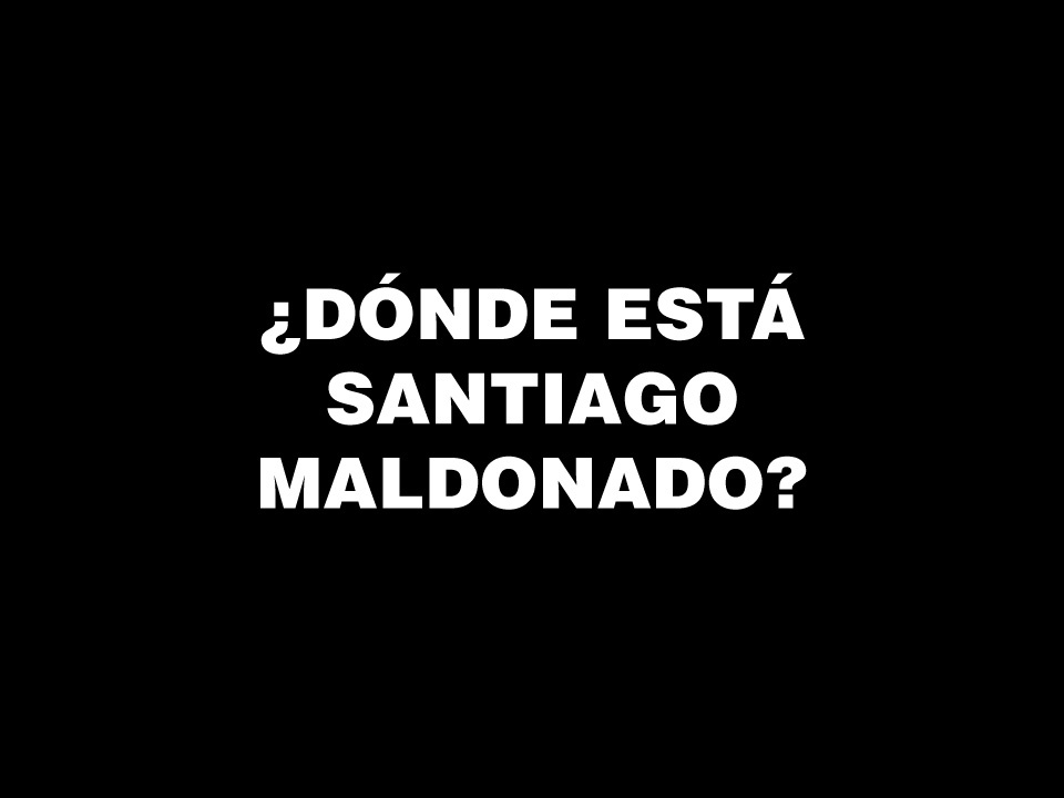 La Universidad Nacional de las Artes se moviliza por la aparición con vida de Santiago Maldonado