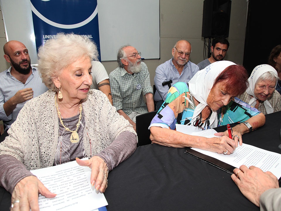 La UNA fue sede del encuentro con Organismos de Derechos Humanos