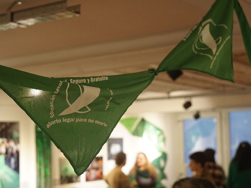 Inauguración de la muestra fotográfica “Imágenes de la Memoria Verde, 20 años de autonomía y lucha por el aborto legal”