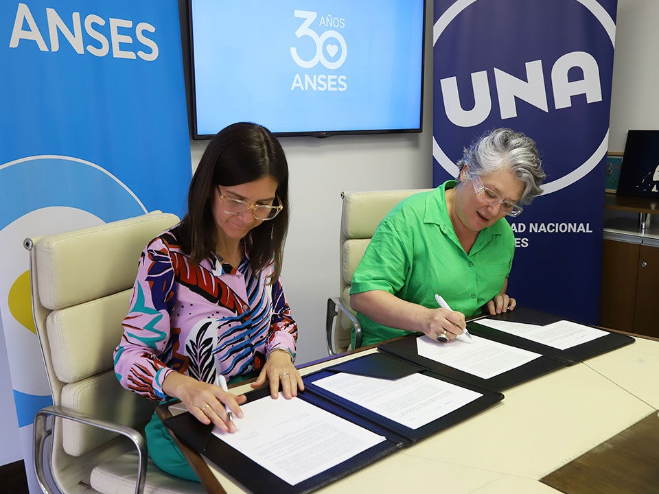 La UNA firmó un convenio con la ANSES