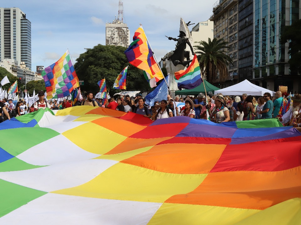 El Tercer Malón de la Paz llega a Buenos Aires