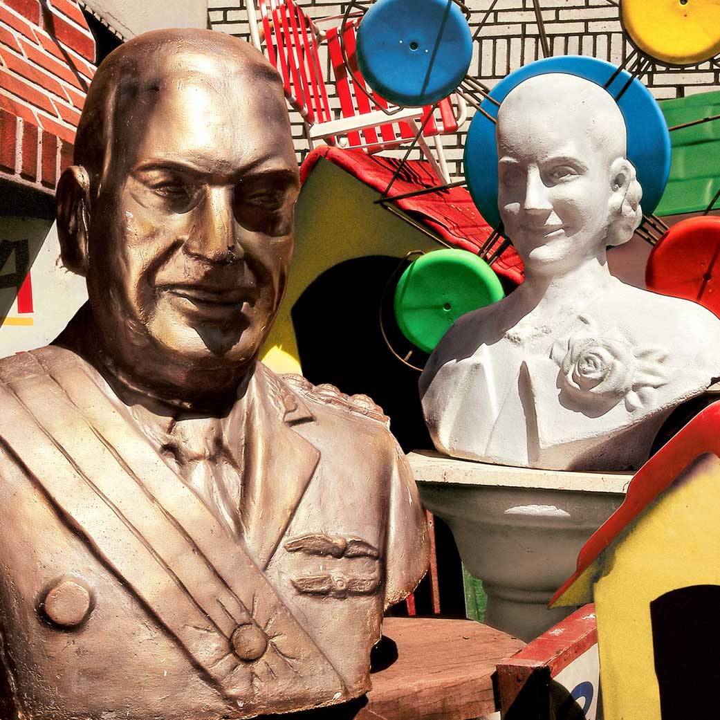 Perón y Evita, Marcos López, fotografía
